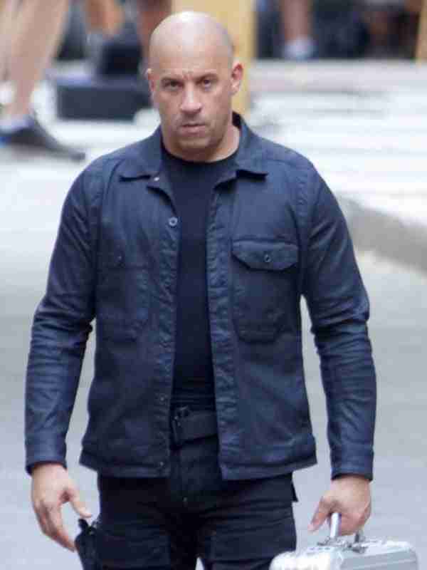 Fast and Furious 8 Vin Diesel Black Cotton Jacket