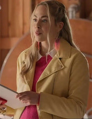 Virgin River S06 Sarah Dugdale Yellow Leather Jacket