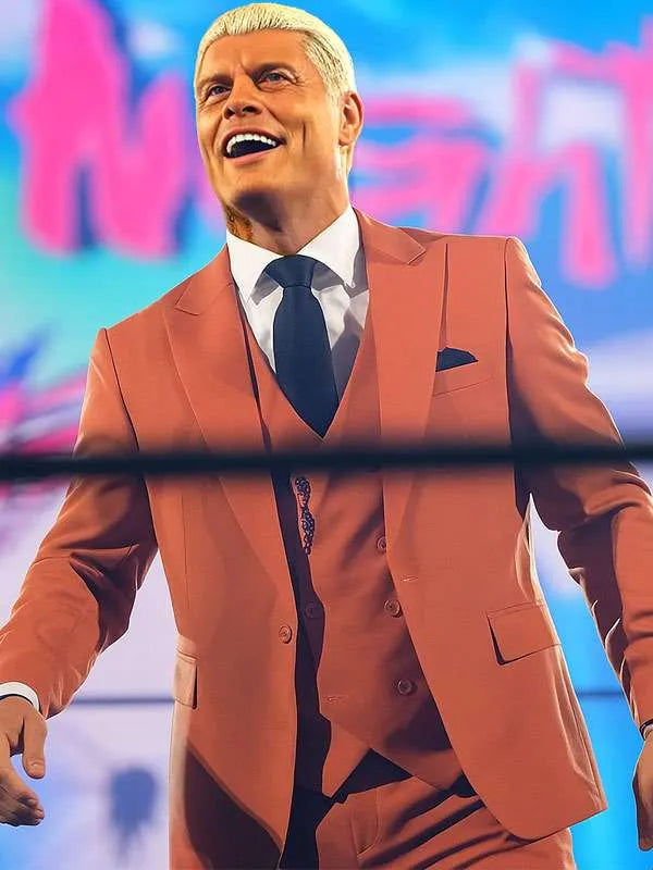 Cody Rhodes Orange Blazer