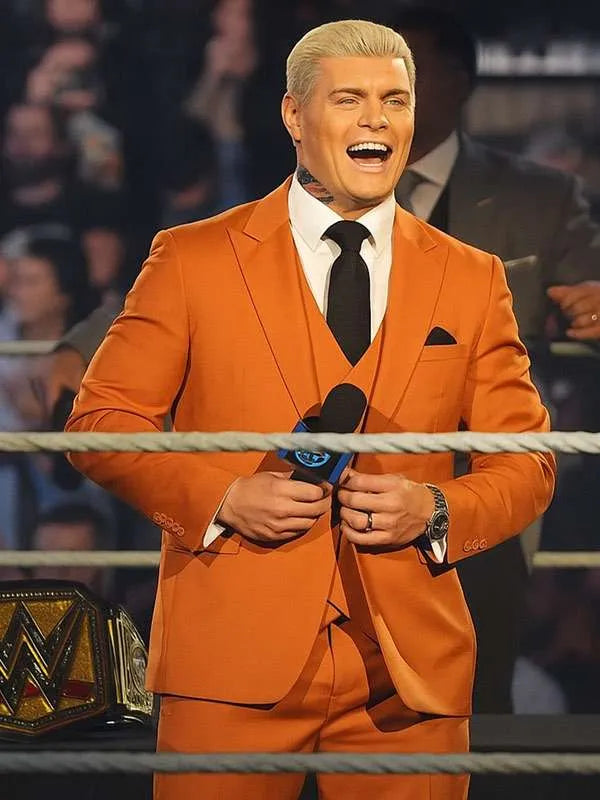 Cody Rhodes Orange Blazer