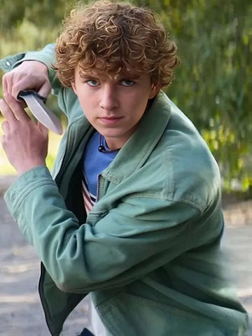 Walker Scobell Percy Jackson and the Olympians S02 Green Jacket
