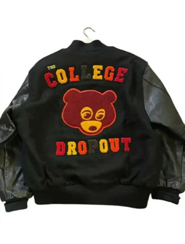 Warren Kanye West The College Dropout Varsity Letterman Jacket