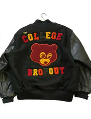 Warren Kanye West The College Dropout Varsity Letterman Jacket