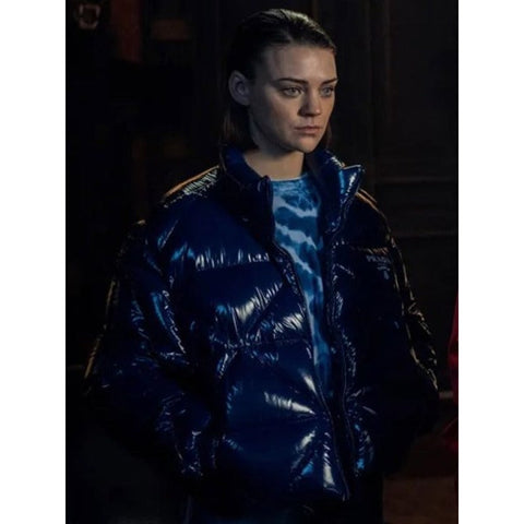 Wednesday 2022 Divina Blue Puffer Jacket