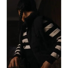 Wednesday Addams 2022 Black Puffer Vest