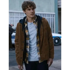 Wednesday S02 Tyler Galpin Brown Jacket