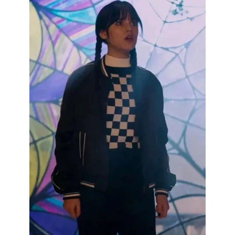 Wednesday Jenna Ortega Bomber Jacket