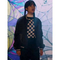 Wednesday Jenna Ortega Bomber Jacket