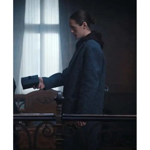 Wednesday Xavier Thorpe Gray Coat