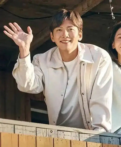 Welcome to Samdalri Ji Chang-wook White Cotton Jacket