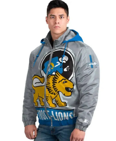 Werner Detroit Lions Starter Full Zip Hooded Jacket