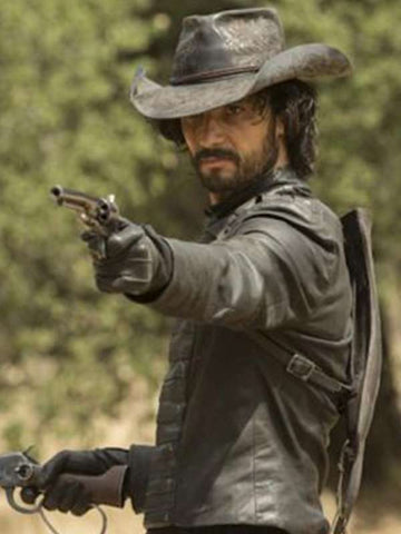 Westworld Rodrigo Santoro Black Leather Jacket