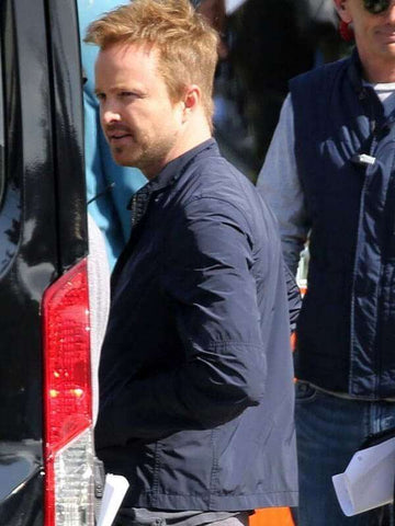 Westworld Season 3 Aaron Paul Blue Jacket