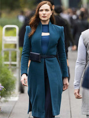 Westworld Season 4 Evan Rachel Wood Blue Coat