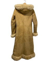 Vintage 70s Penny Lane Shearling Leather Coat