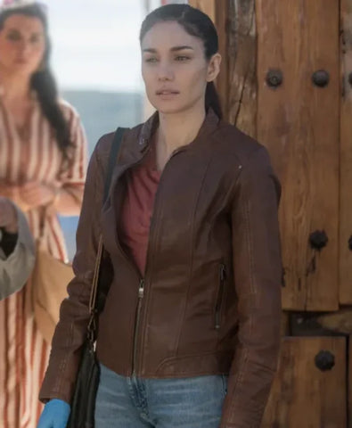 When No One Sees Us Mariela Garriga Leather Jacket