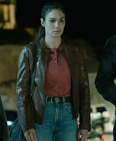 When No One Sees Us Mariela Garriga Leather Jacket
