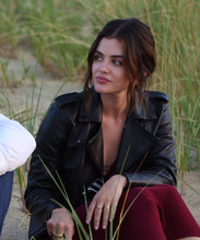 Which Brings Me to You 2024 Lucy Hale Black Leather Jacket