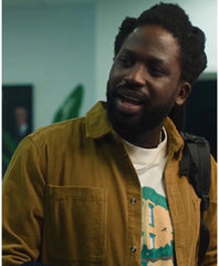 Dreaming Whilst Black S02 Adjani Salmon Brown Shirt Jacket