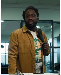 Dreaming Whilst Black S02 Adjani Salmon Brown Shirt Jacket