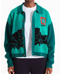 Dreaming Whilst Black S02 Adjani Salmon Green Jacket
