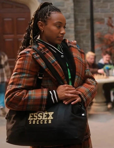 Whitney The Sex Lives of College Girls S03 Plaid Coat