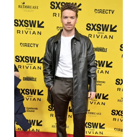 Will Poulter Death of a Unicorn 2025 Coat