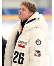 Evan Bates Olympics Team USA Flagbearer Jacket