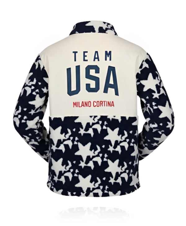 Winter Olympics 2026 Milano Cortina Team USA Sherpa Jacket