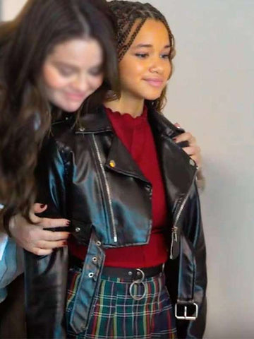 Billie Wizards Beyond Waverly Place Black Leather Jacket