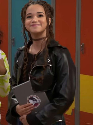 Billie Wizards Beyond Waverly Place Black Leather Jacket