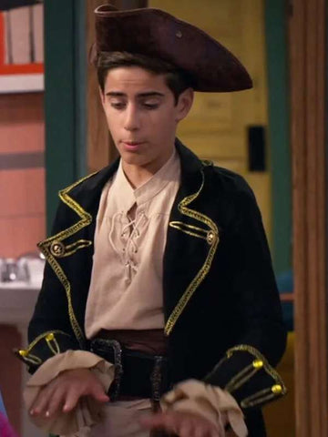 Roman Russo Wizards Beyond Waverly Place Black Coat