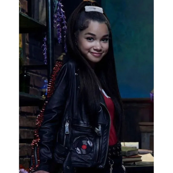 Wizards Beyond Waverly Place Billie Black Leather Jacket