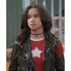 Wizards Beyond Waverly Place Billie Black Leather Jacket