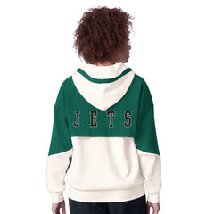 Women's New York Jets Starter White Scrimmage Hoodie