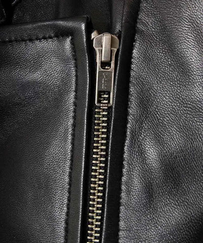 Cropped Leather Jacket, Women Biker Jacket