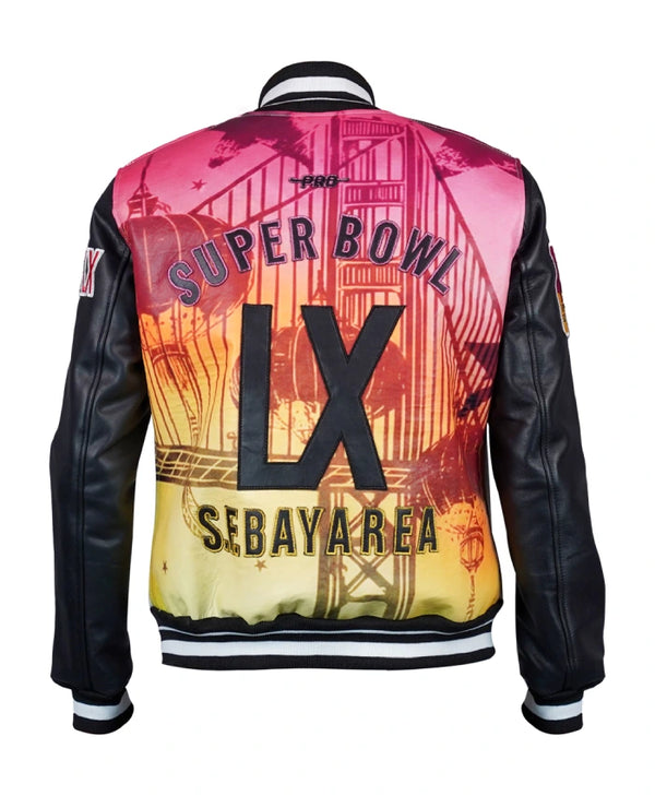 Womens San Francisco Bay Super Bowl LX 2026 Varsity Jacket