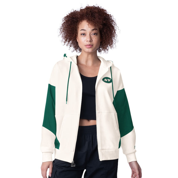 Women's New York Jets Starter White Scrimmage Hoodie