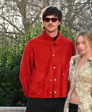 Wuthering Heights Event Jacob Elordi Red Jacket