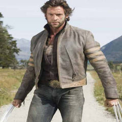 X Men Hugh Jackman Origins Wolverine Leather Jacket