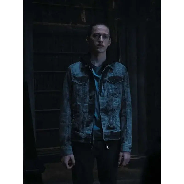 Xavier Thorpe Wednesday S02 Denim Jacket