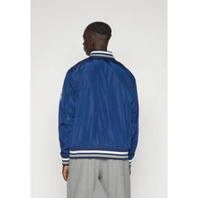 Yankees Blue Satin Bomber Jacket
