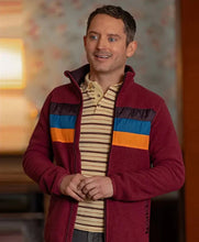 Yellowjackets Season 3 Elijah Wood Striped Jacket