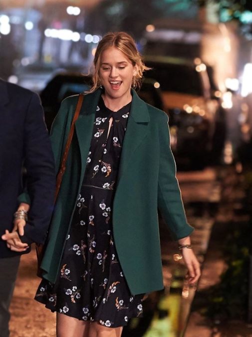 You Guinevere Beck Open Front Wool Coat