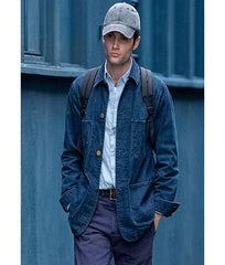 Penn Badgley You S02 Joe Goldberg Blue Denim Jacket