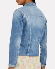 Victoria Pedretti You Love Quinn Blue Denim Jacket