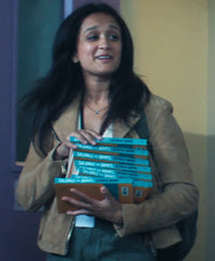 You S05 Amy-Leigh Hickman Suede Leather Jacket