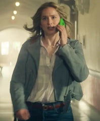 You S05 Guinevere Beck Green Suede Jacket