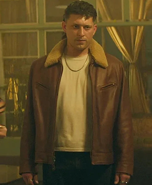 You S05 Tom Francis Shearling Leather Jacket