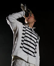 Yung Lean White Military Costume Jacket